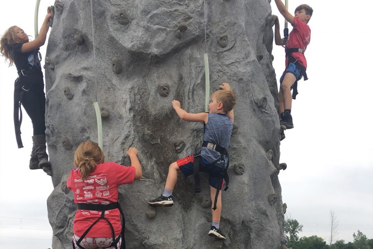 Rock Wall Climbing Alexandria National Guard Armory Youth Outdoor